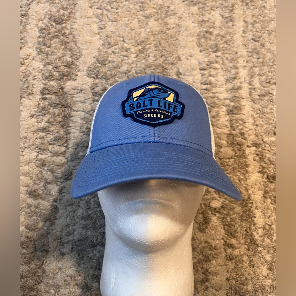Salt Life Light Blue Cap with Logo